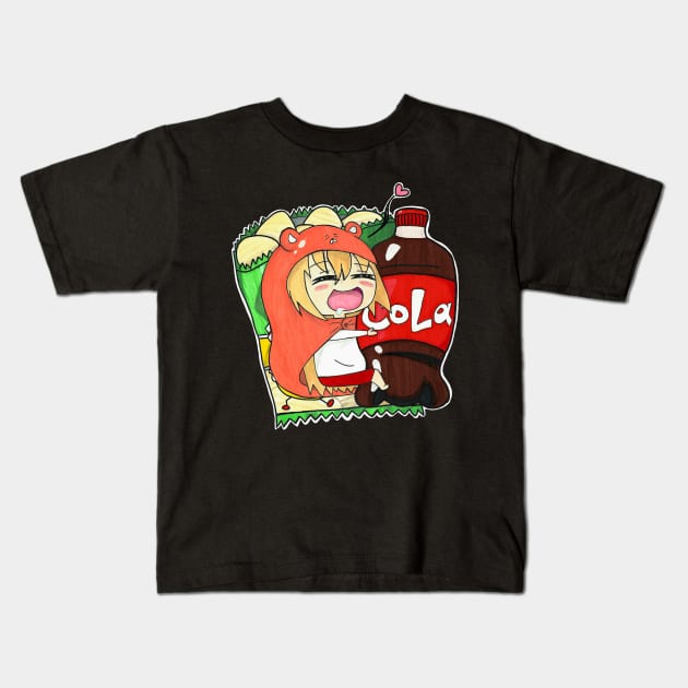 Himouto ! Umaru-Chan Kids T-Shirt by charlenegb